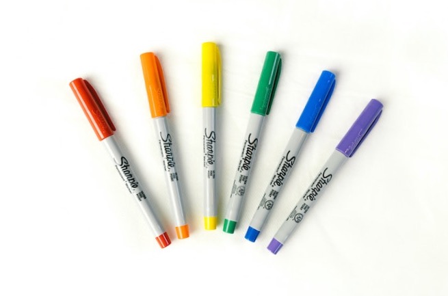 colored sharpies